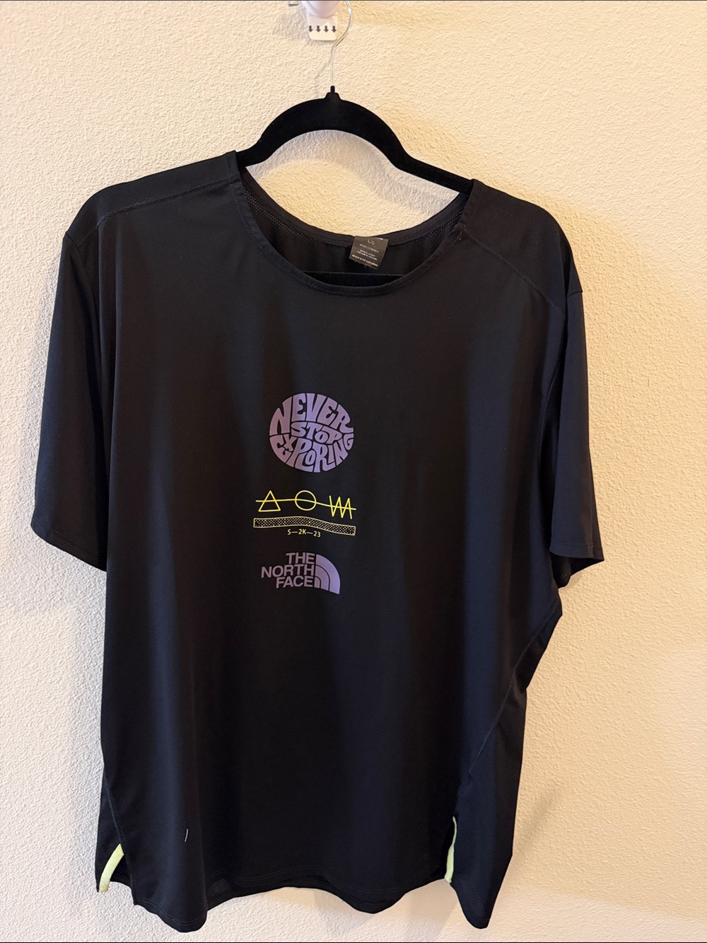 The North Face Trailwear Never Stop Exploring Shirt Men’s L Black